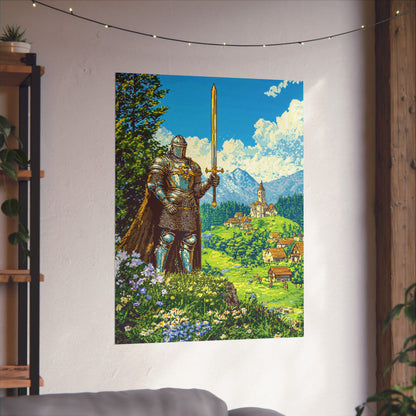 Pixelated Knight