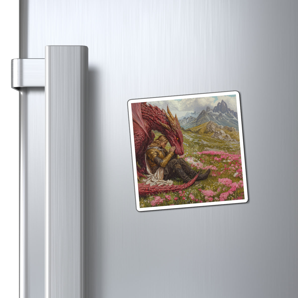 Crimson Cavalry Fridge Magnet