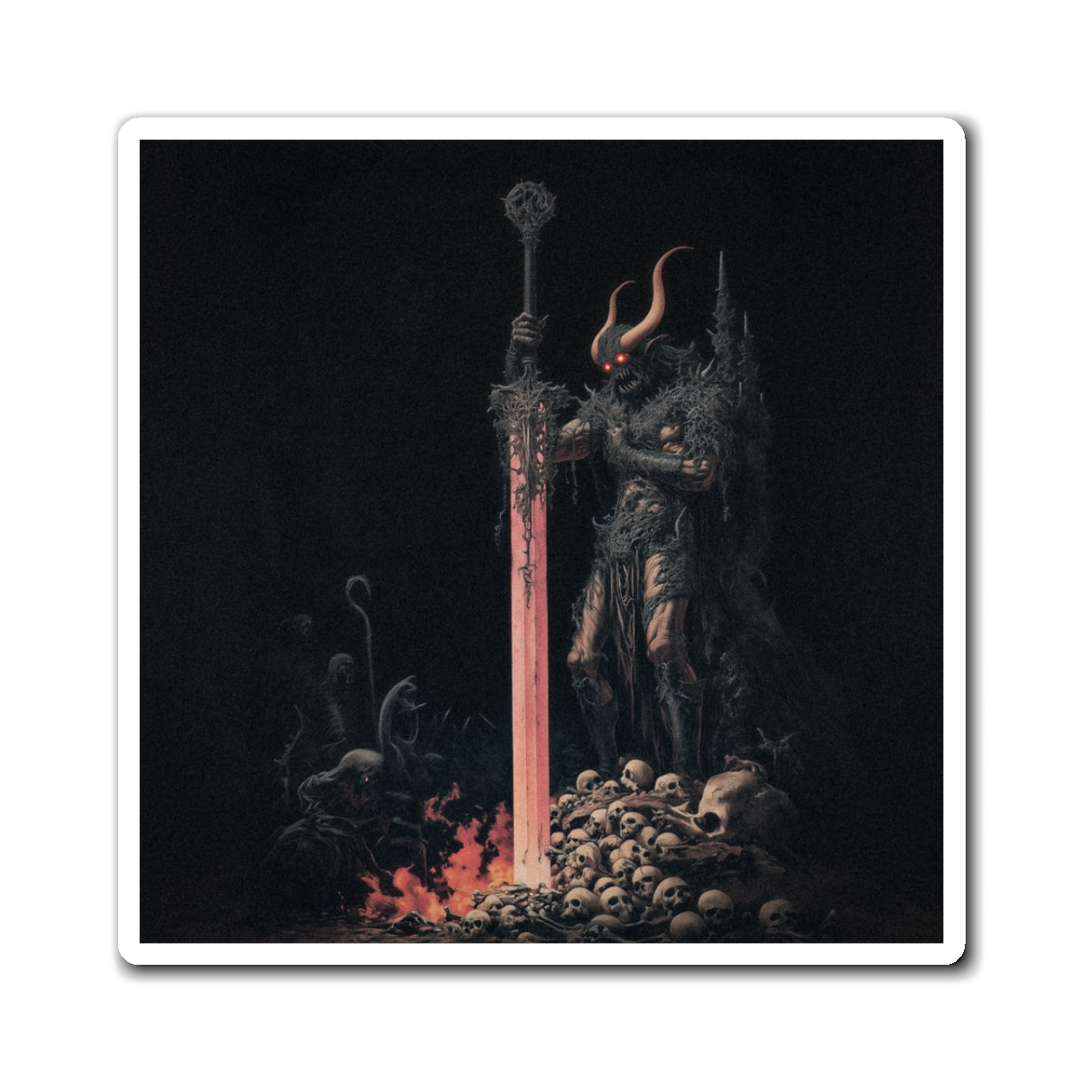 Triumphant Hellspawn Fridge Magnet