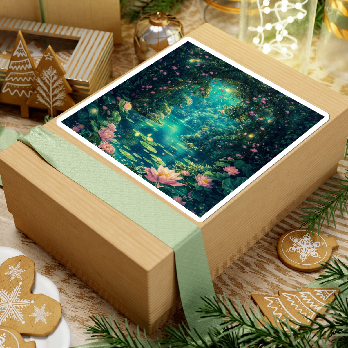 Lotus Retreat Sticker