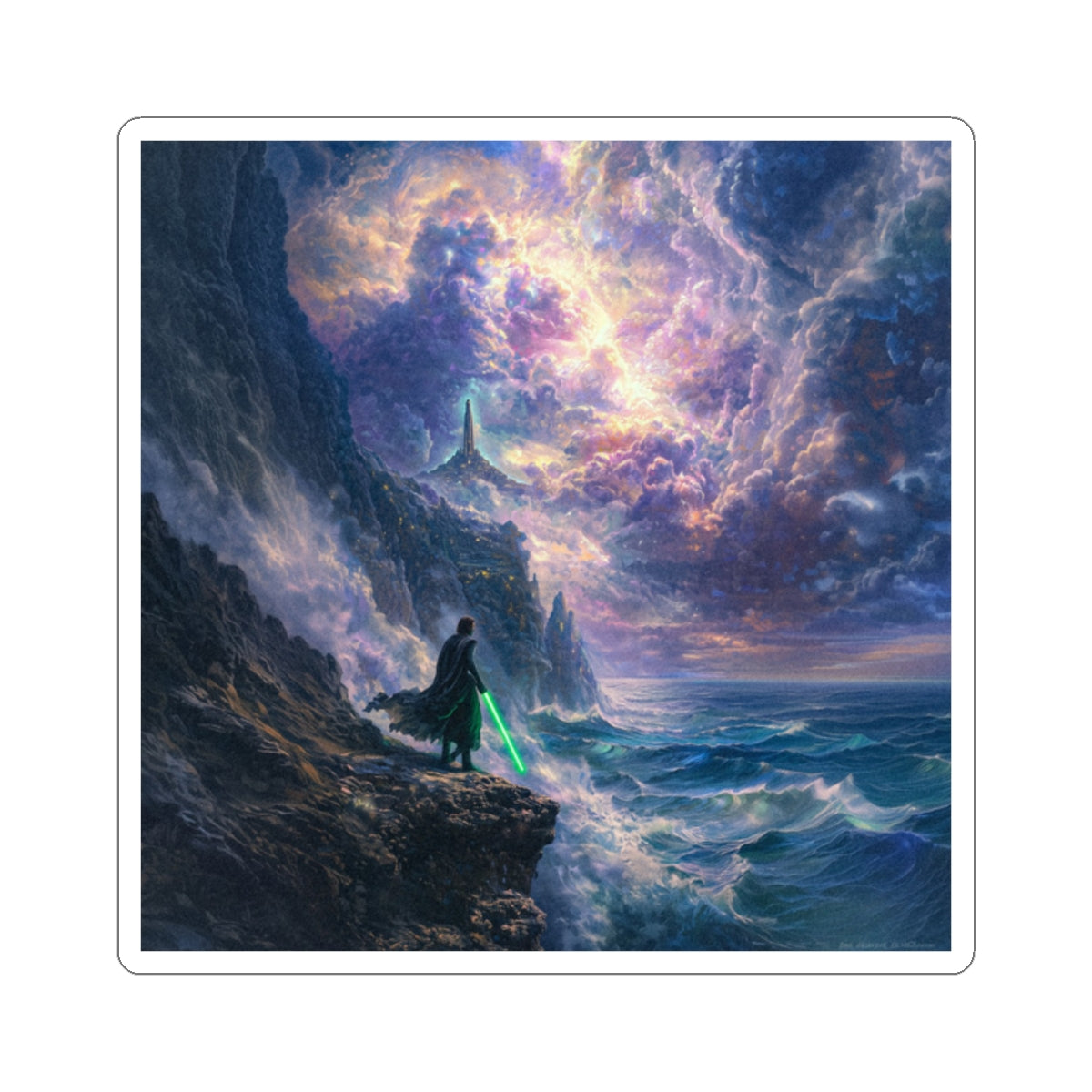 Distant Beacon Sticker