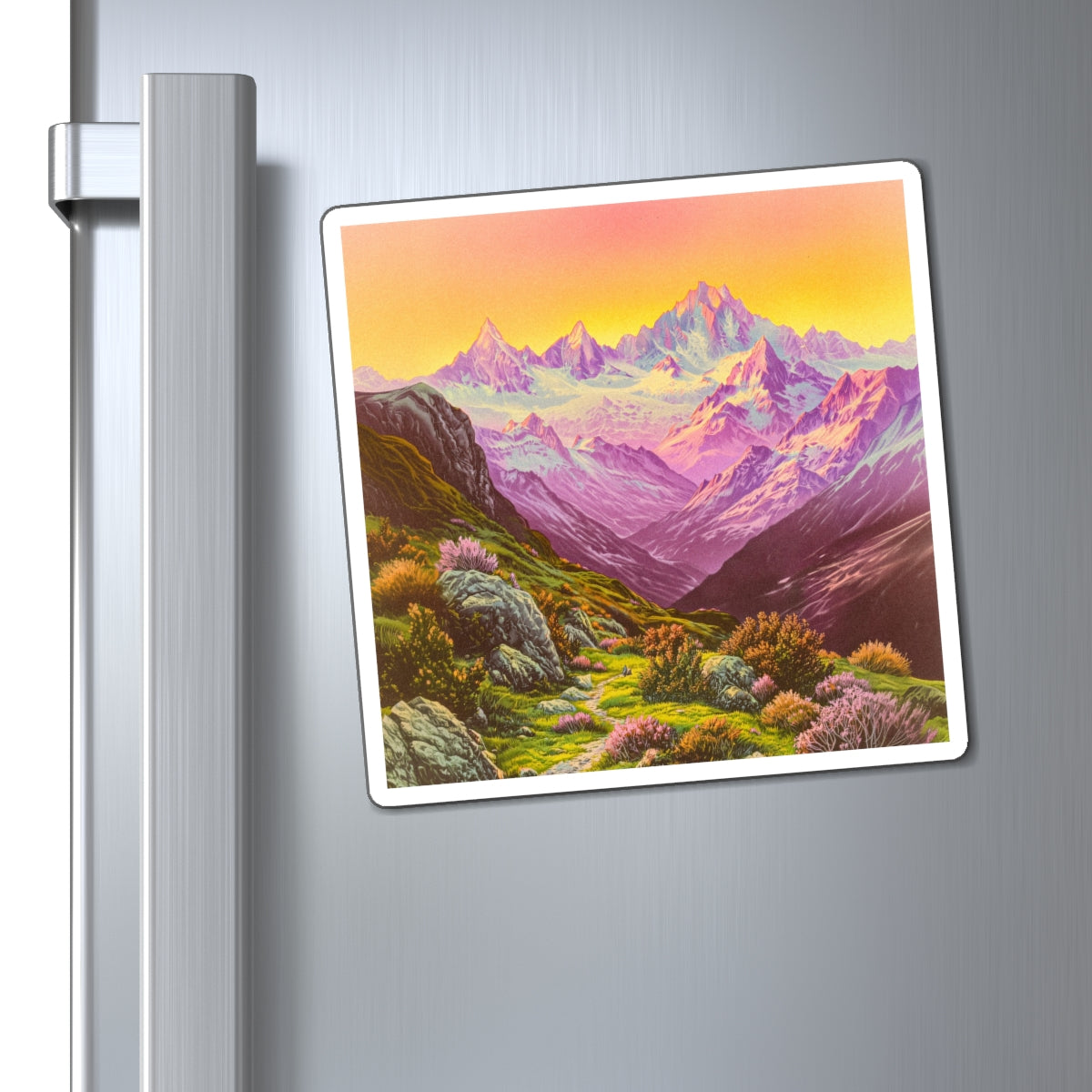 Magenta Range Fridge Magnet