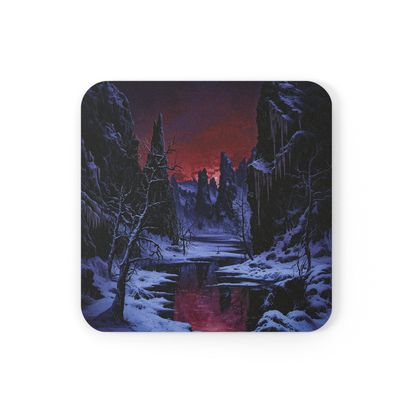 Crimson Frost Coaster