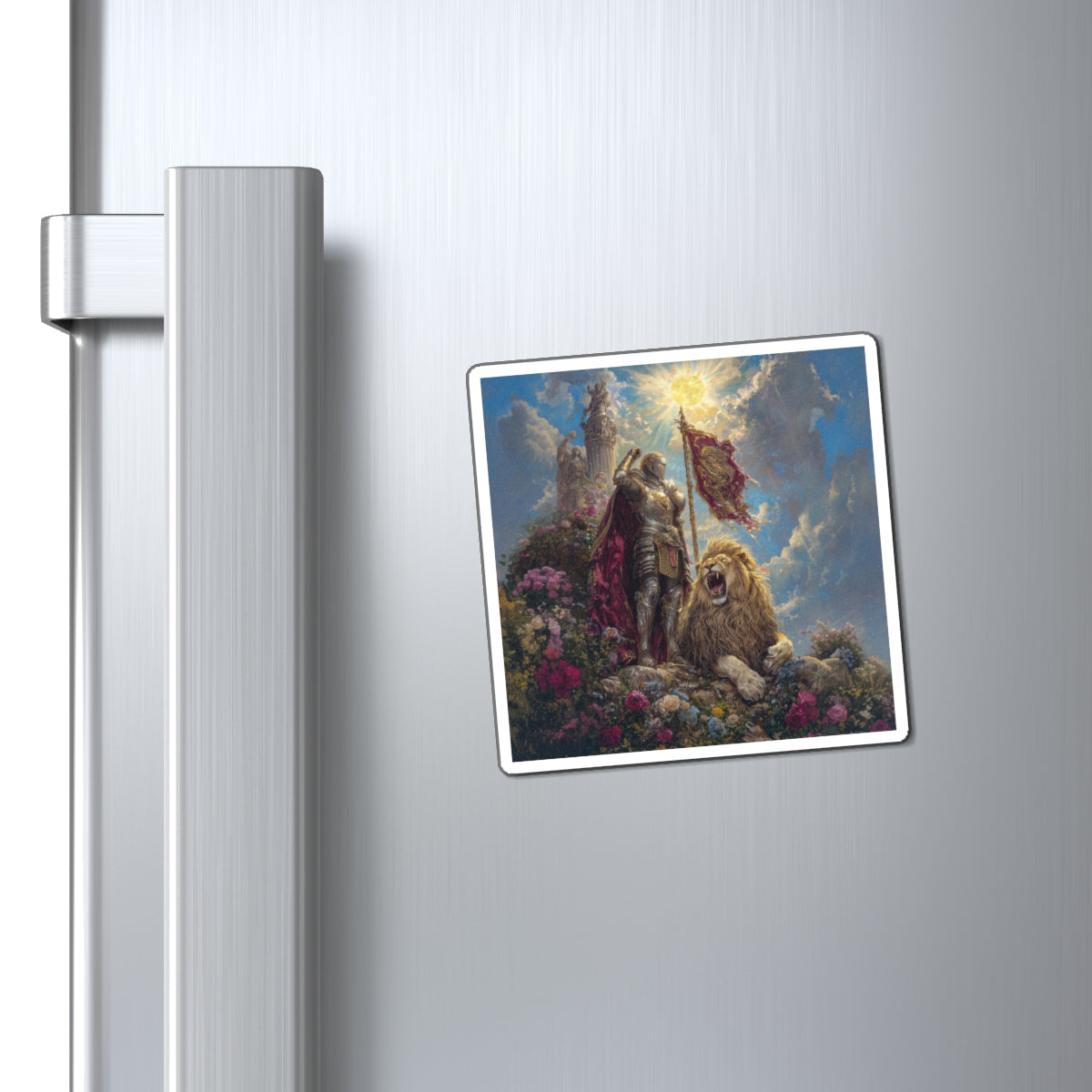 Triumphant Victory Fridge Magnet