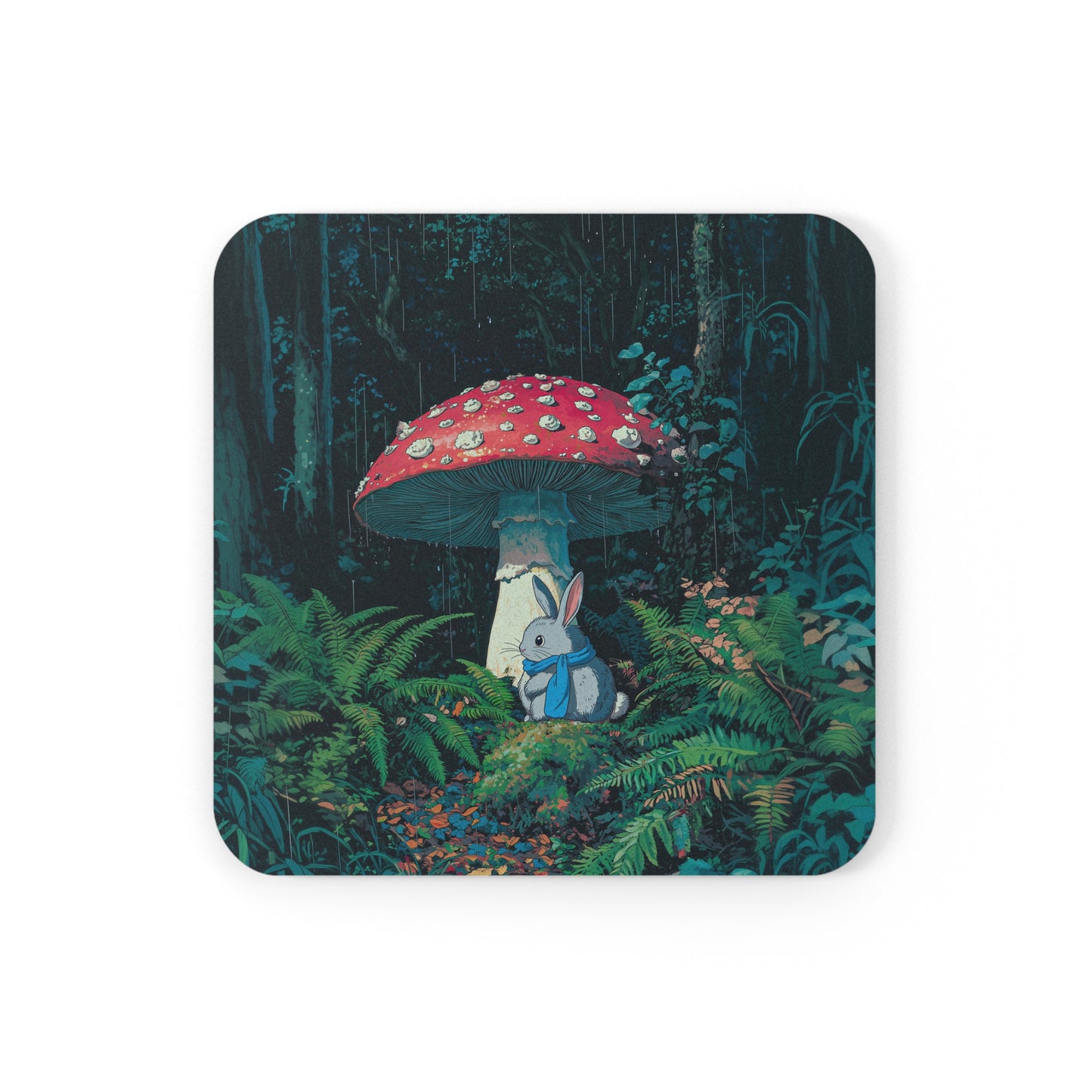 Mushroom Rabbit Coaster