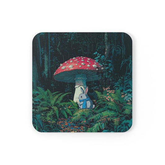 Mushroom Rabbit Coaster