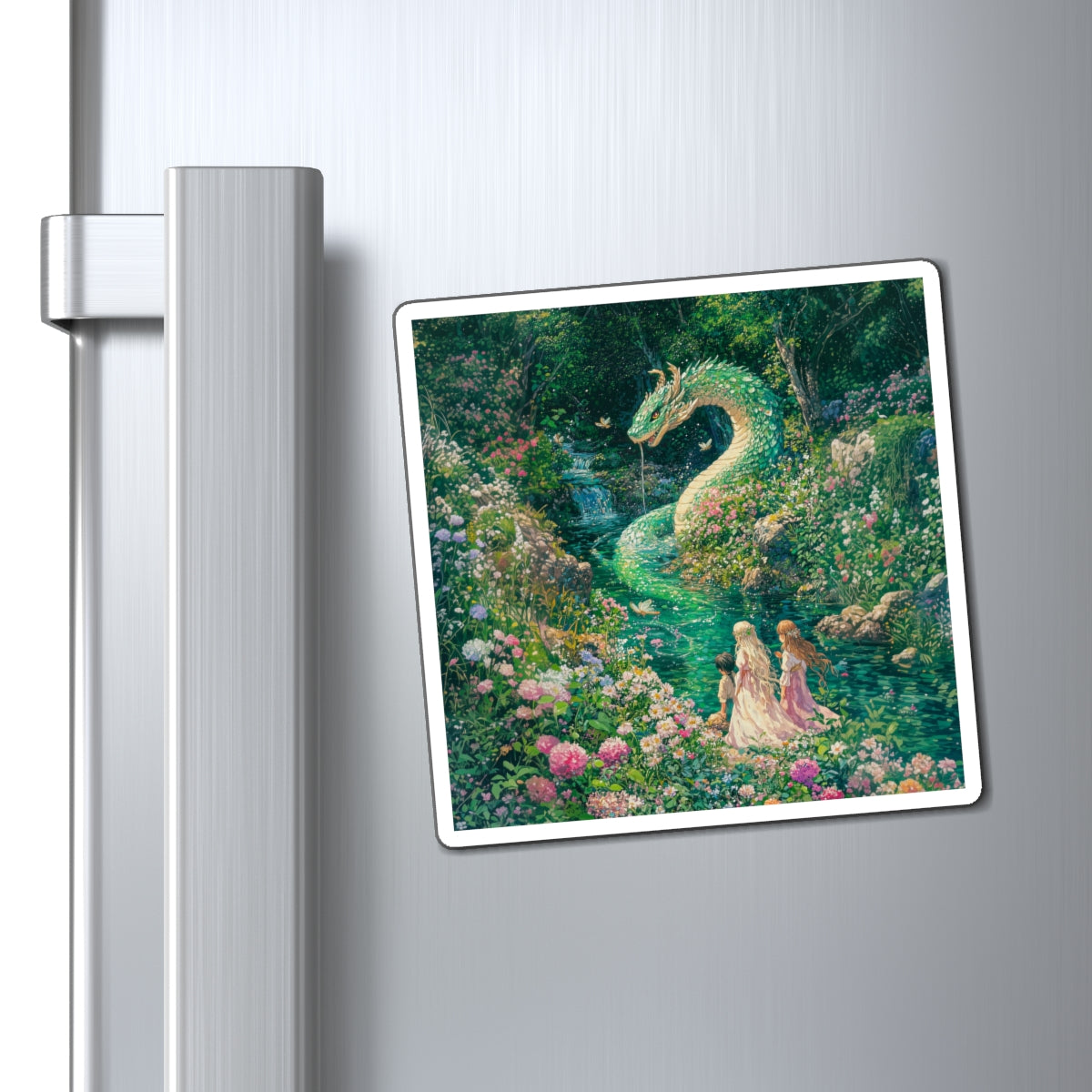 River Serpent Fridge Magnet