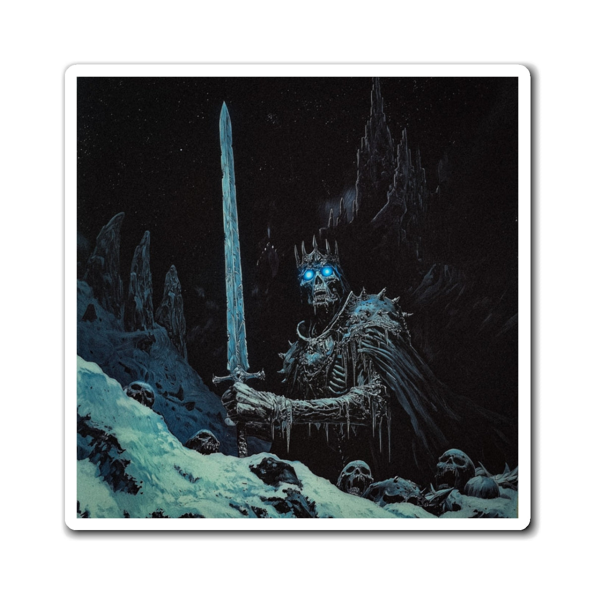 Fearsome Wight Fridge Magnet
