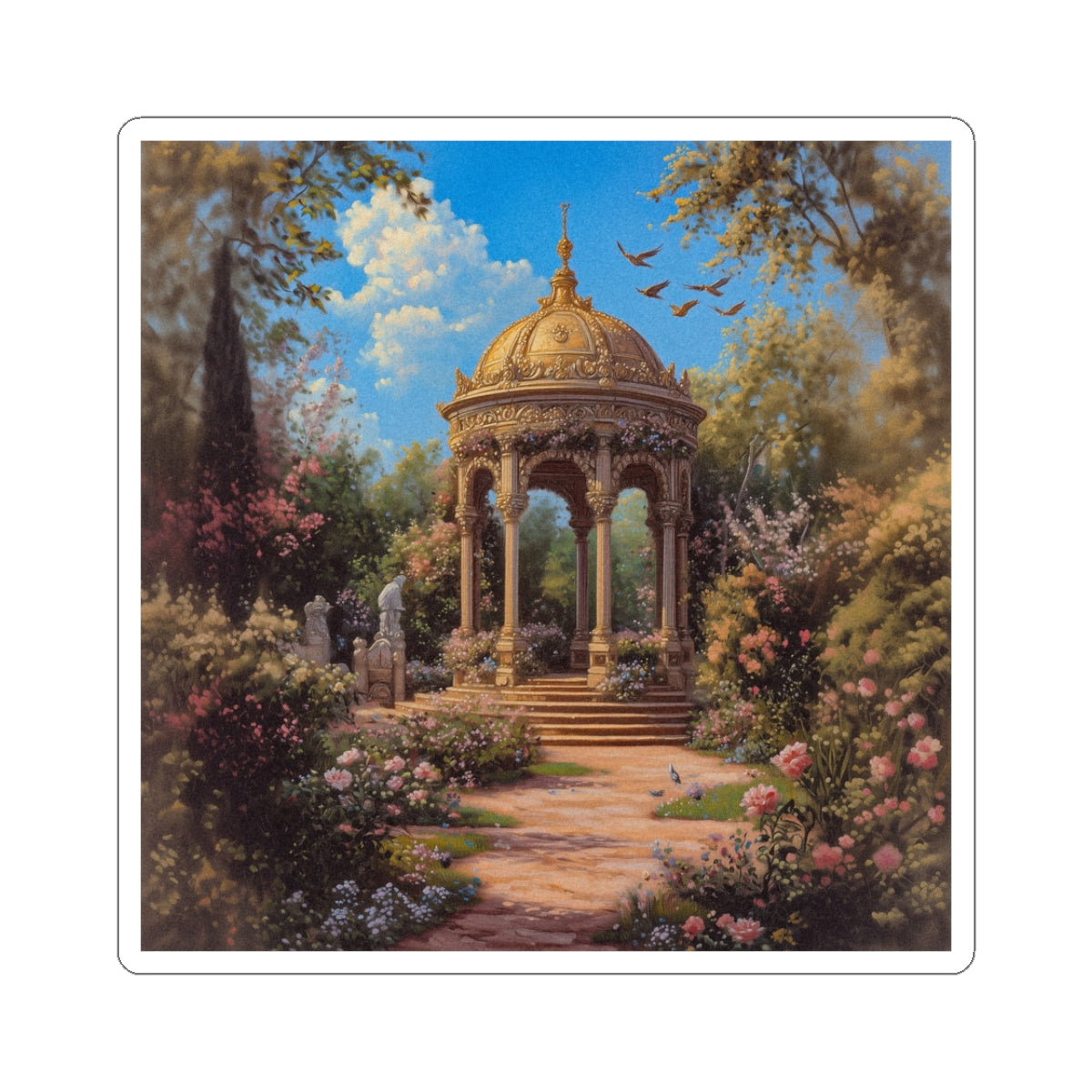 Forest Gazebo Sticker