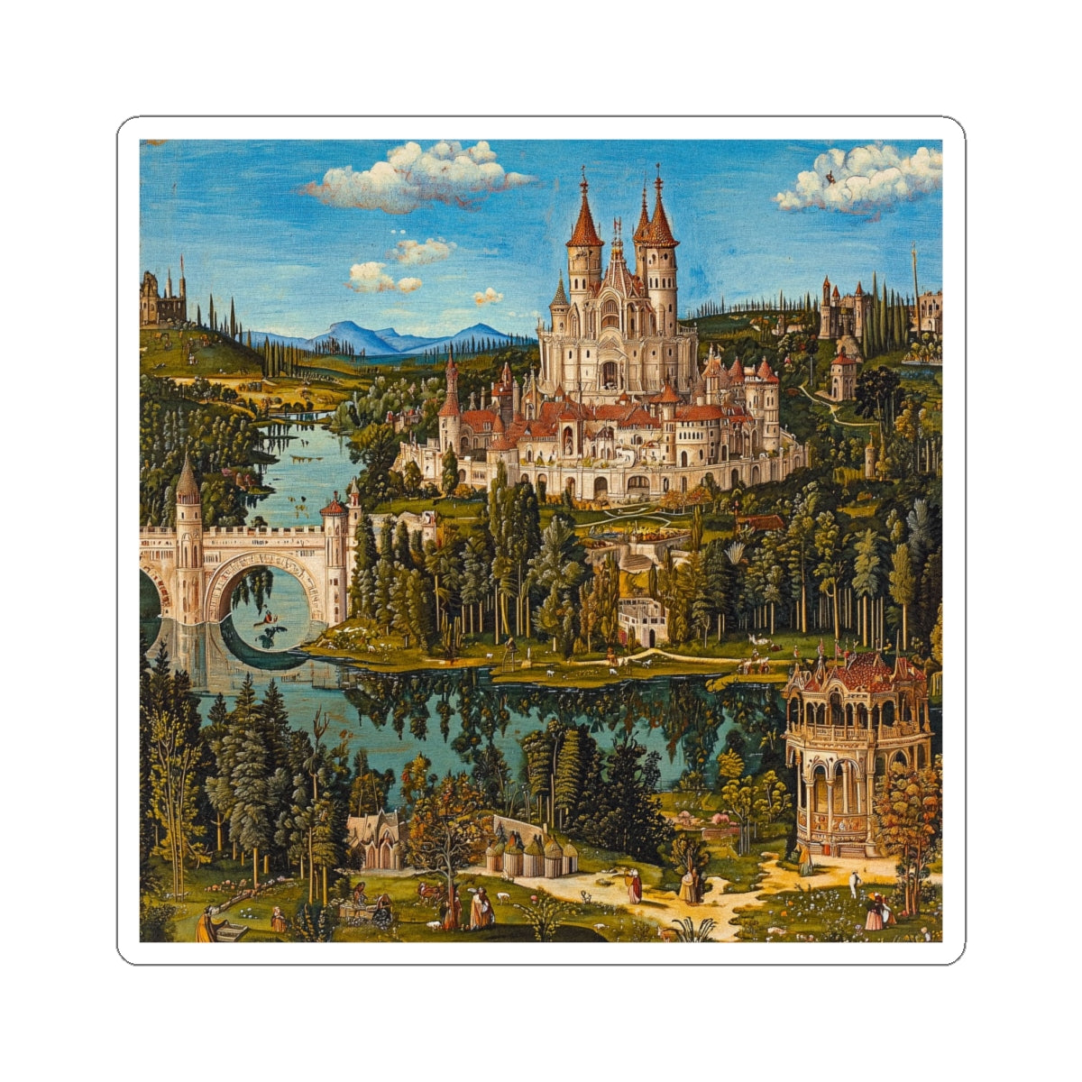 Picturesque Kingdom Sticker