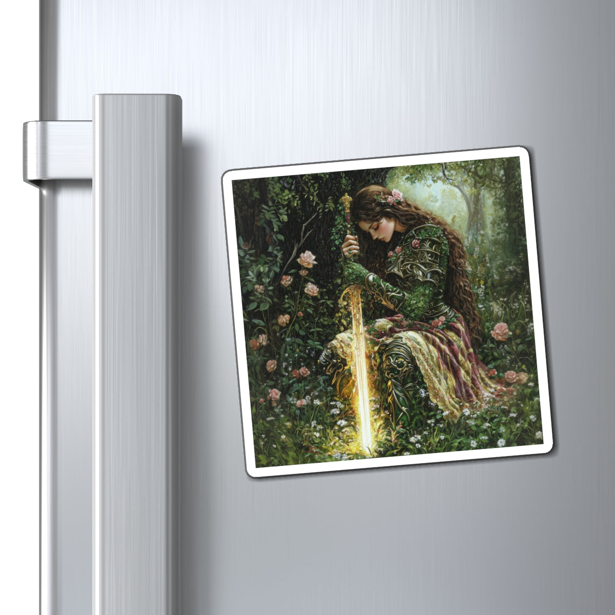 Enchanted Blade Fridge Magnet