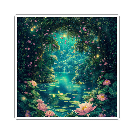 Lotus Retreat Sticker