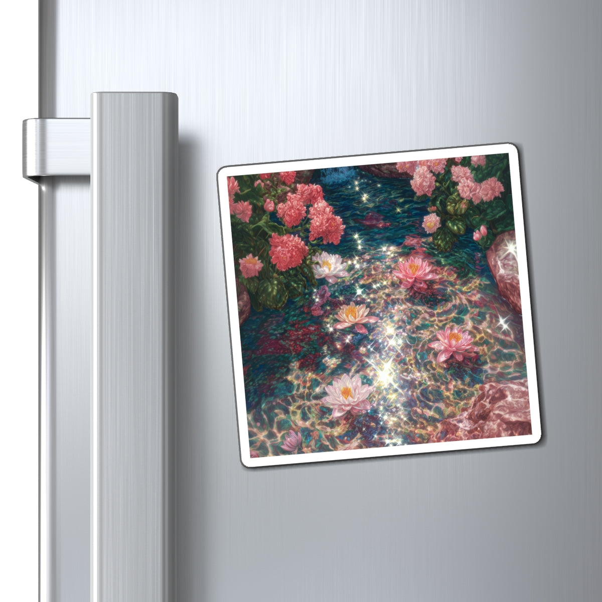 Lotus Pool Fridge Magnet