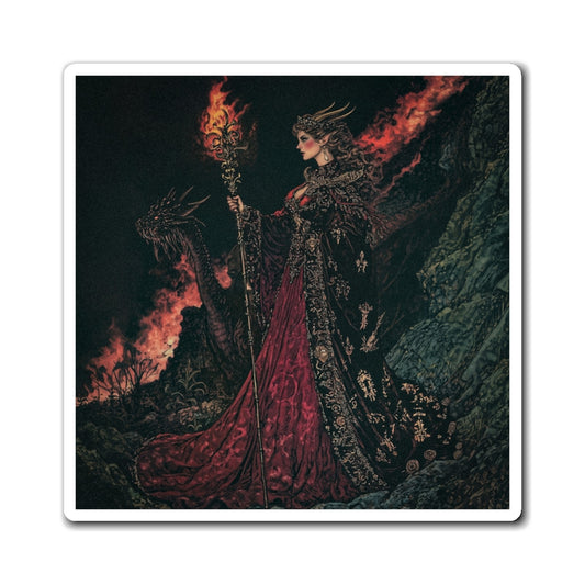 Dragon Queen Fridge Magnet