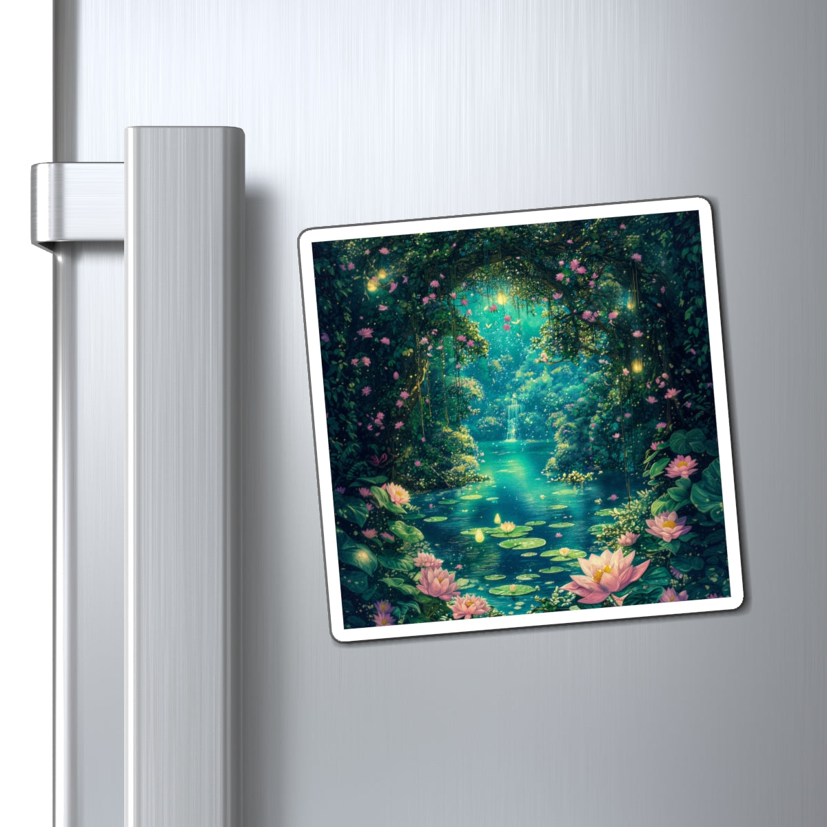 Lotus Retreat Fridge Magnet