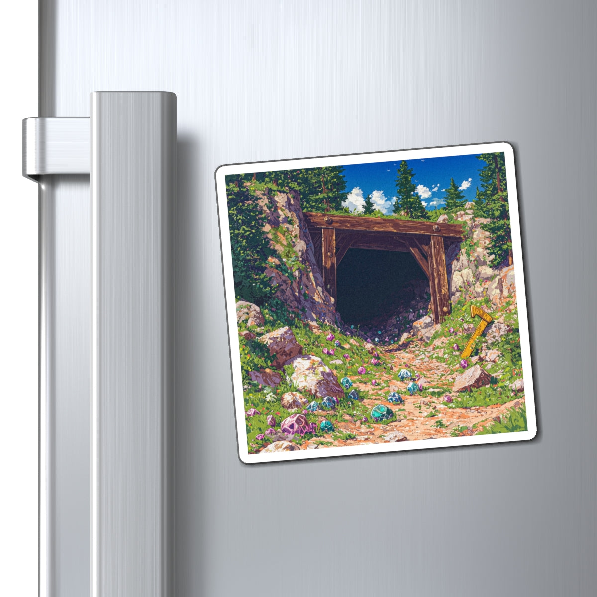 Mineral Mineshaft Fridge Magnet