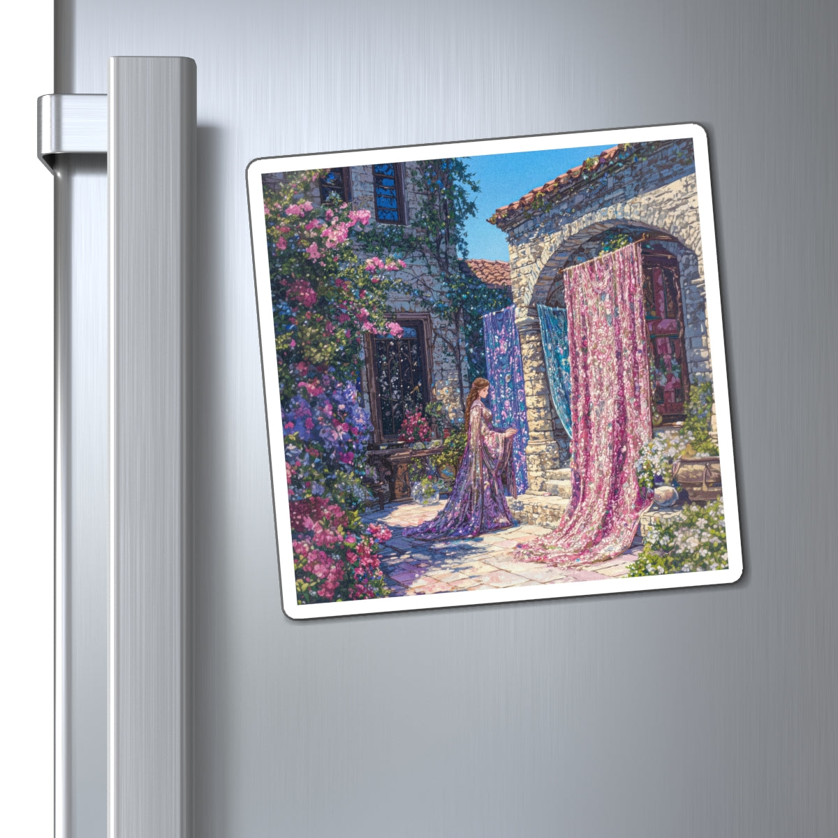 Dazzling Fabrics Fridge Magnet