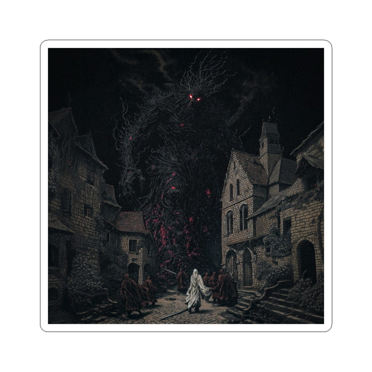 Demonic Arrival Sticker