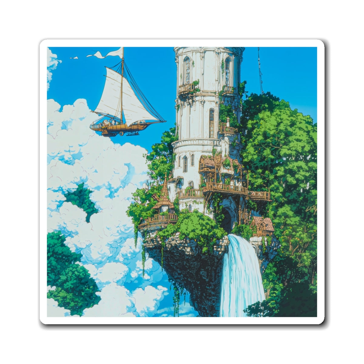 Sky Tower Fridge Magnet