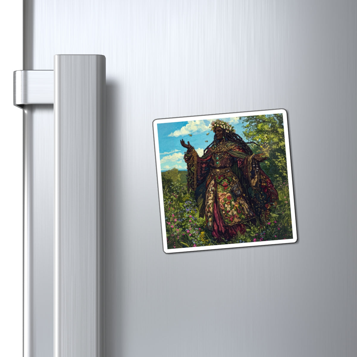 Ebony Mystic Fridge Magnet