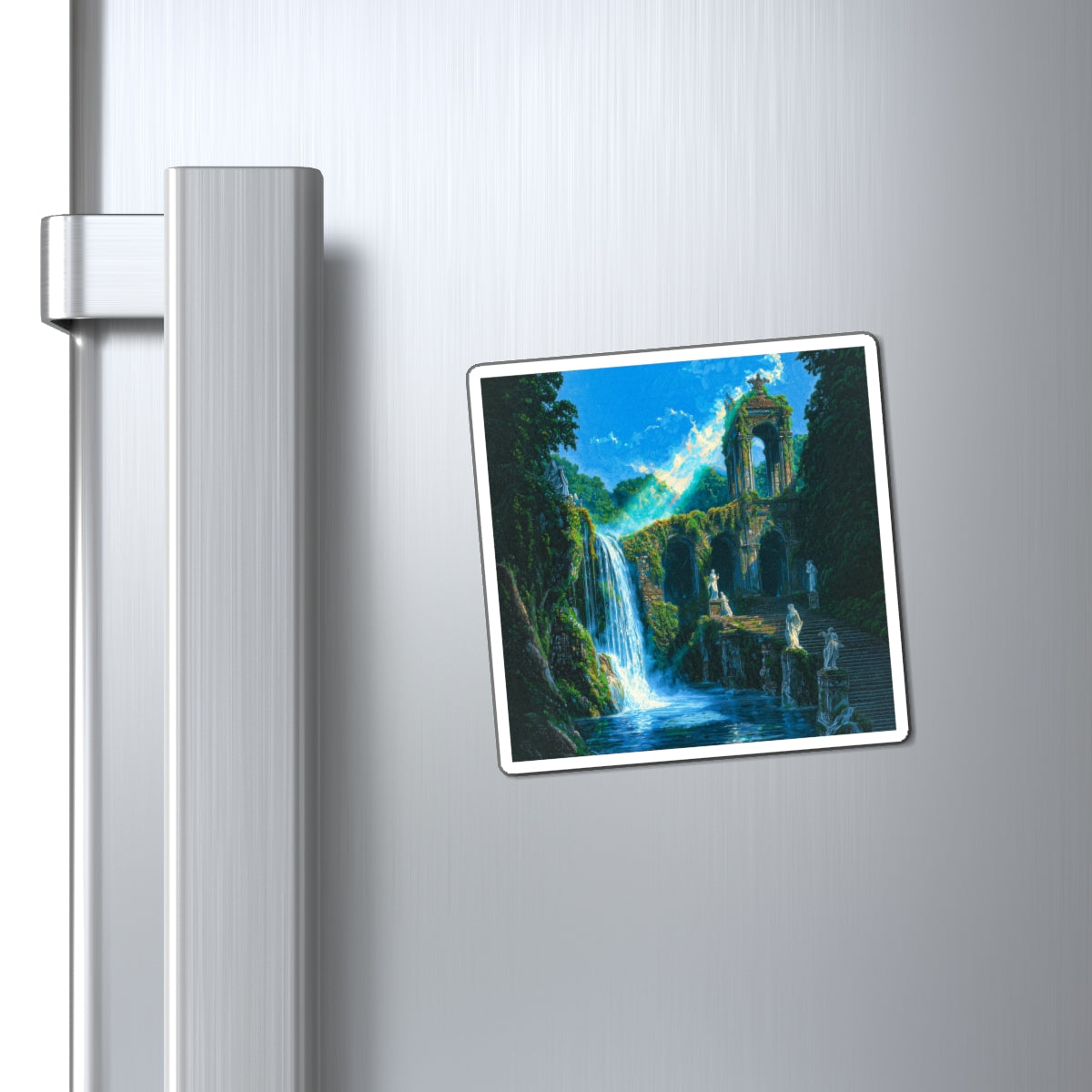 Verdant Ruins Fridge Magnet