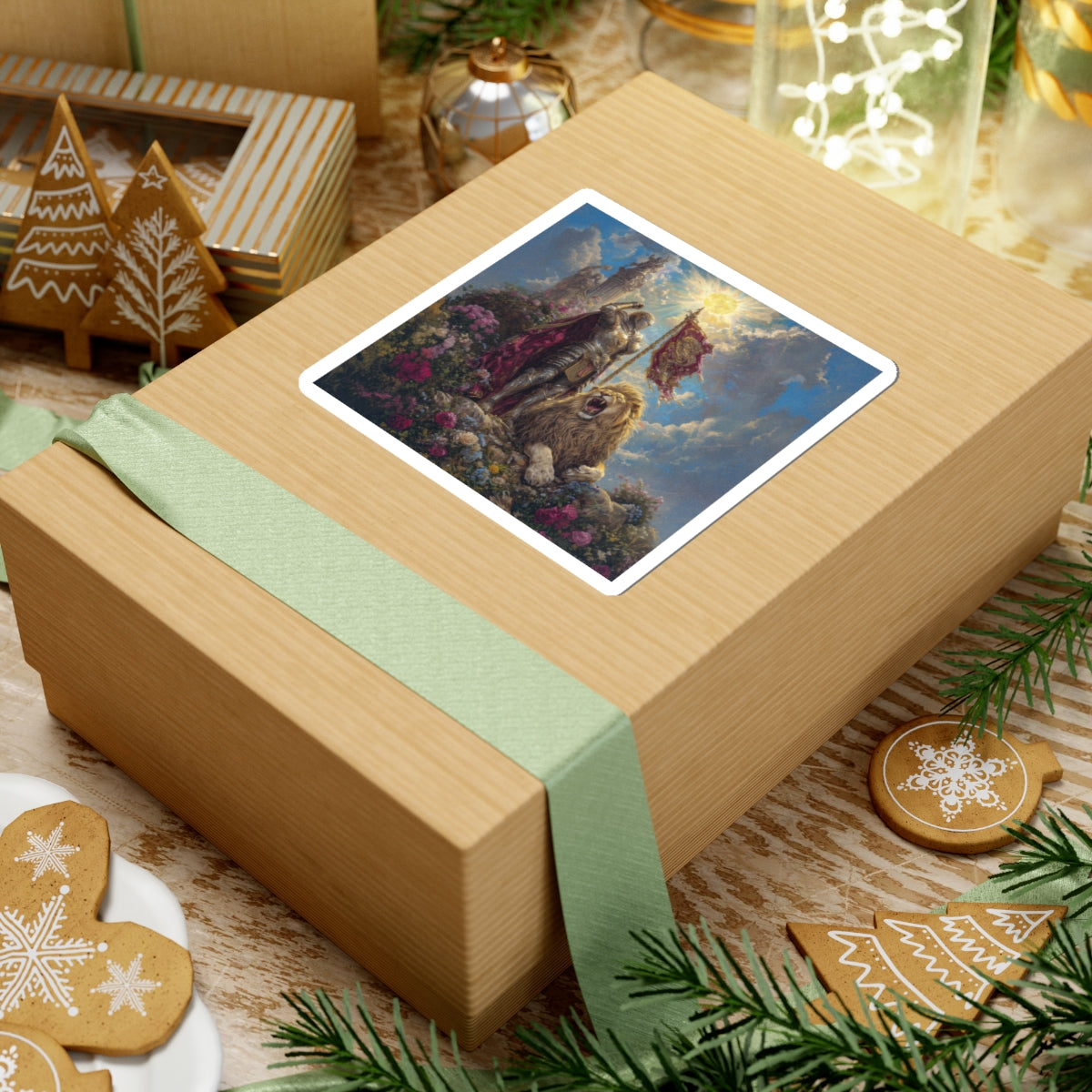 Triumphant Victory Sticker