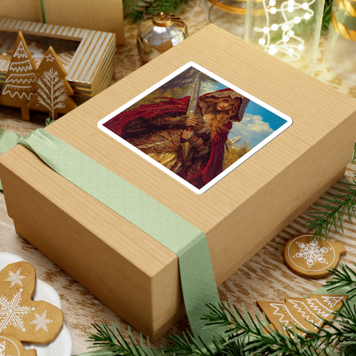 Hooded Maiden Sticker