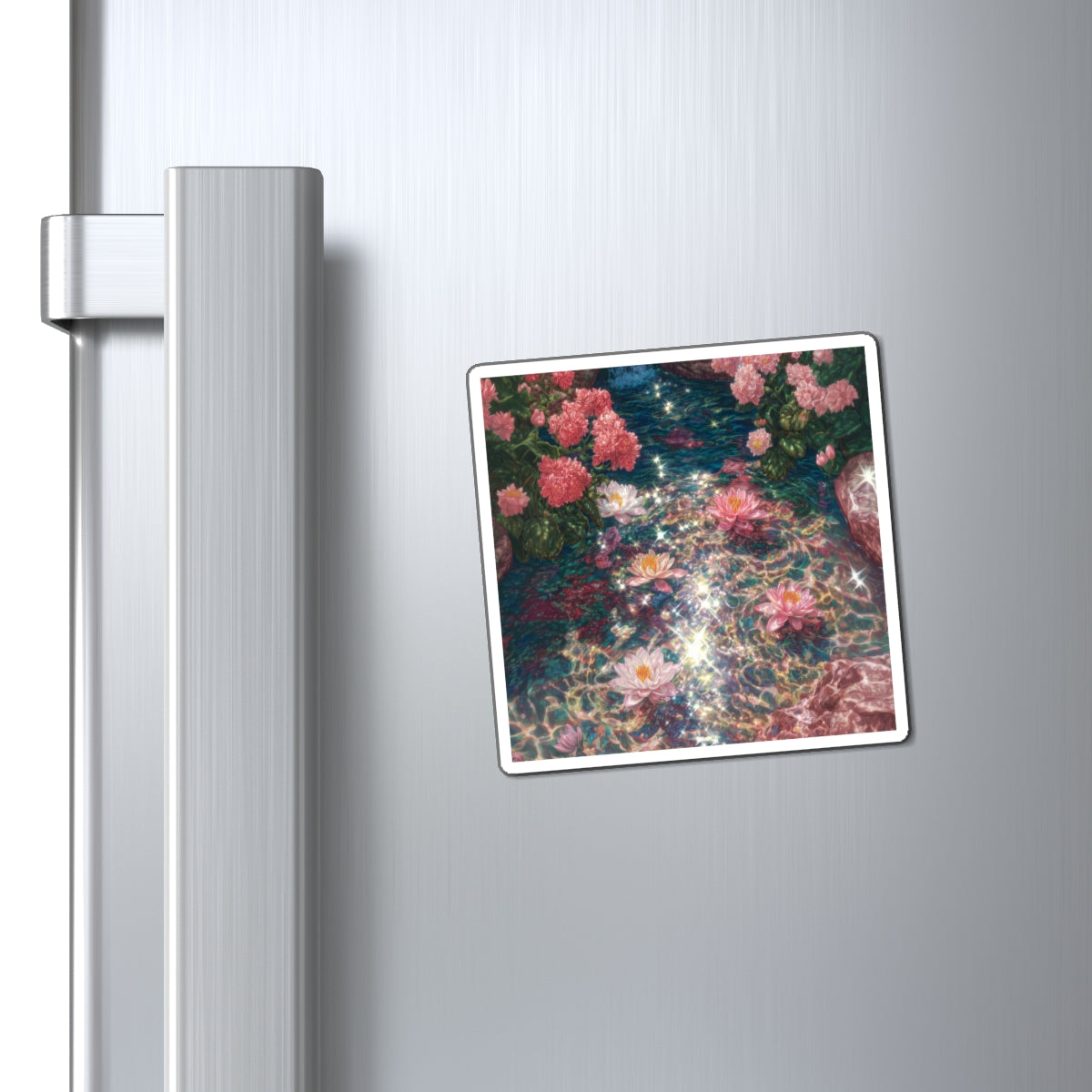 Lotus Pool Fridge Magnet