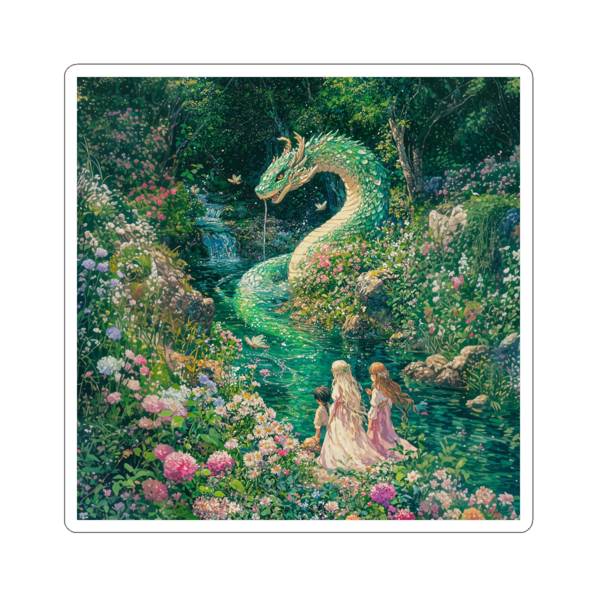 River Serpent Sticker