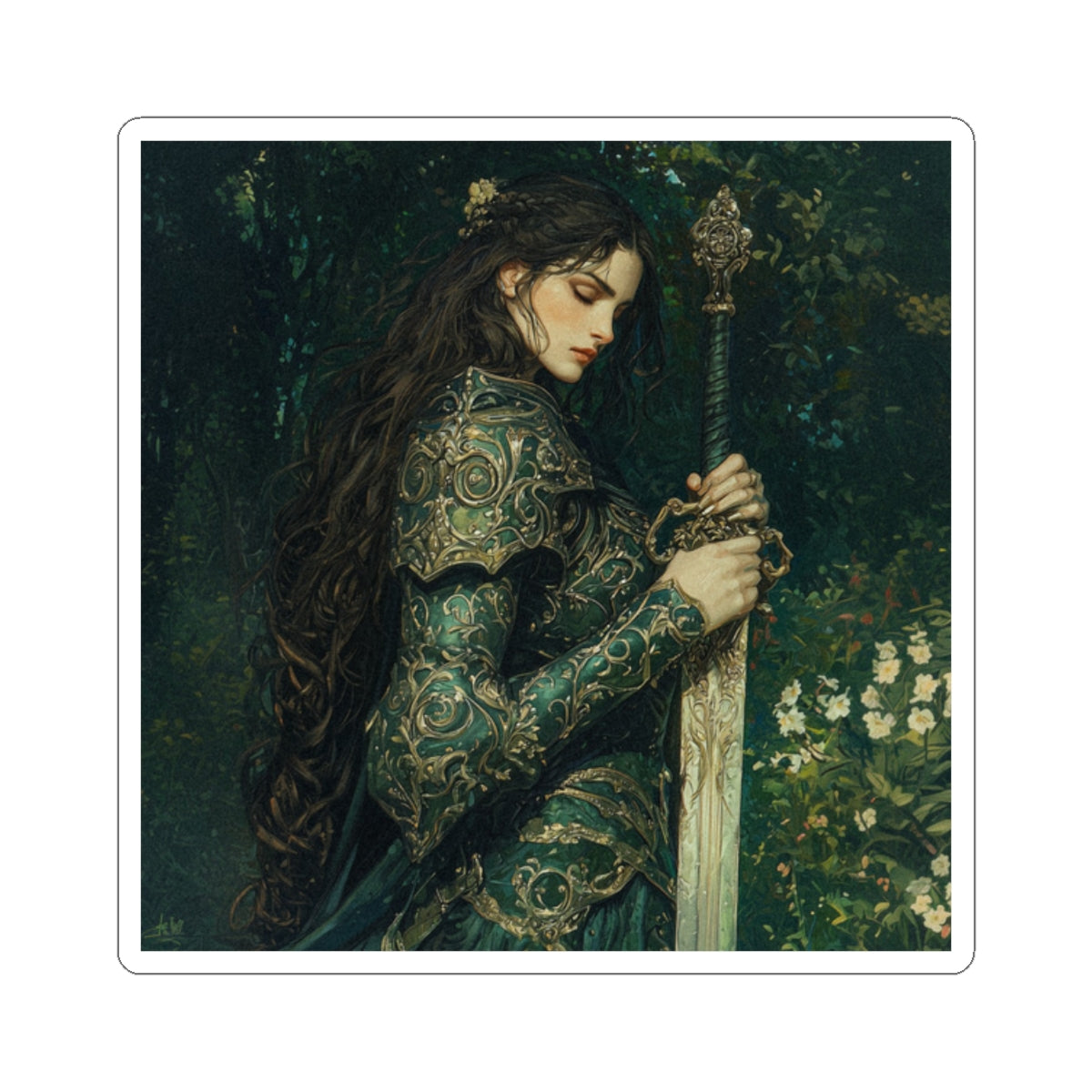 Emerald Queensguard Sticker