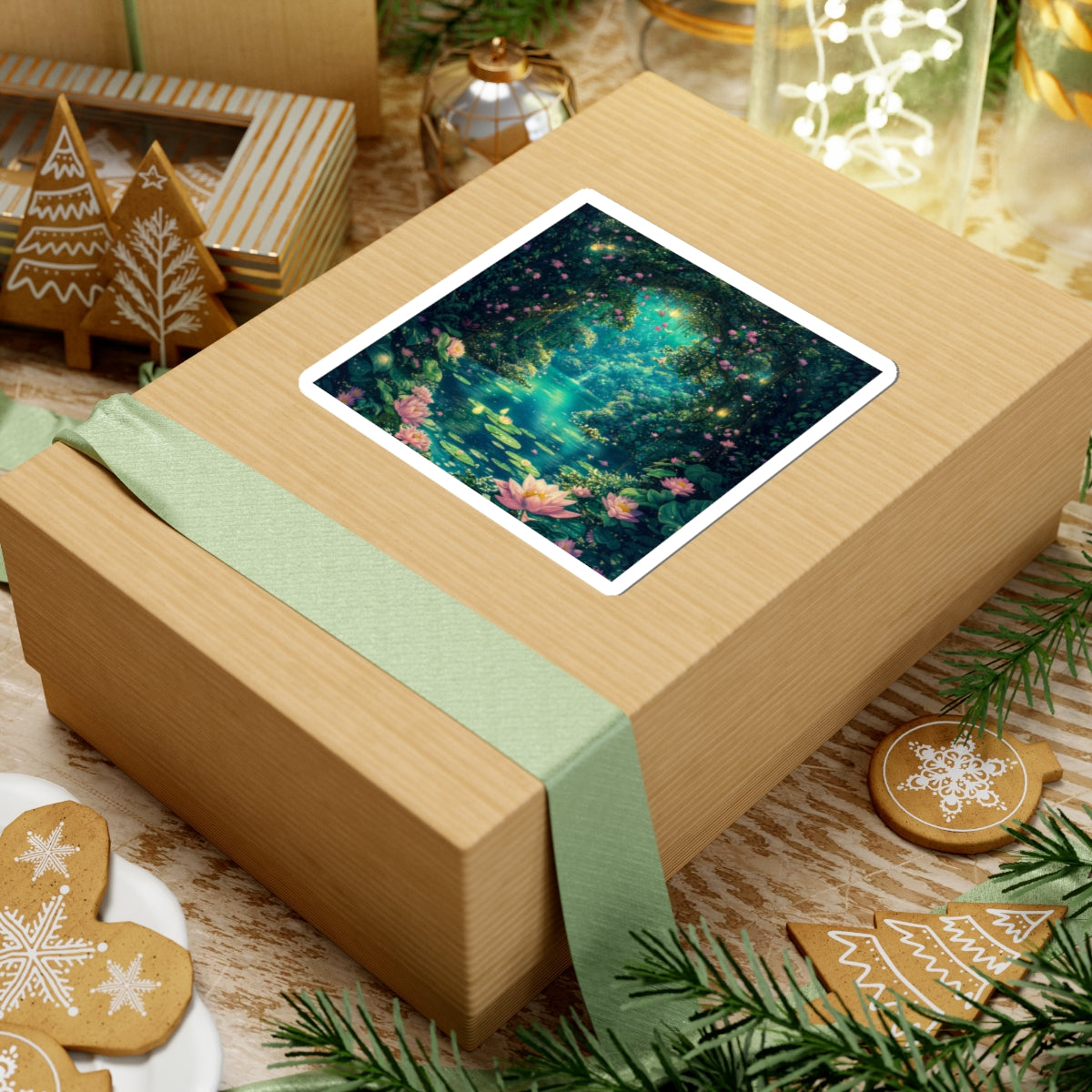 Lotus Retreat Sticker