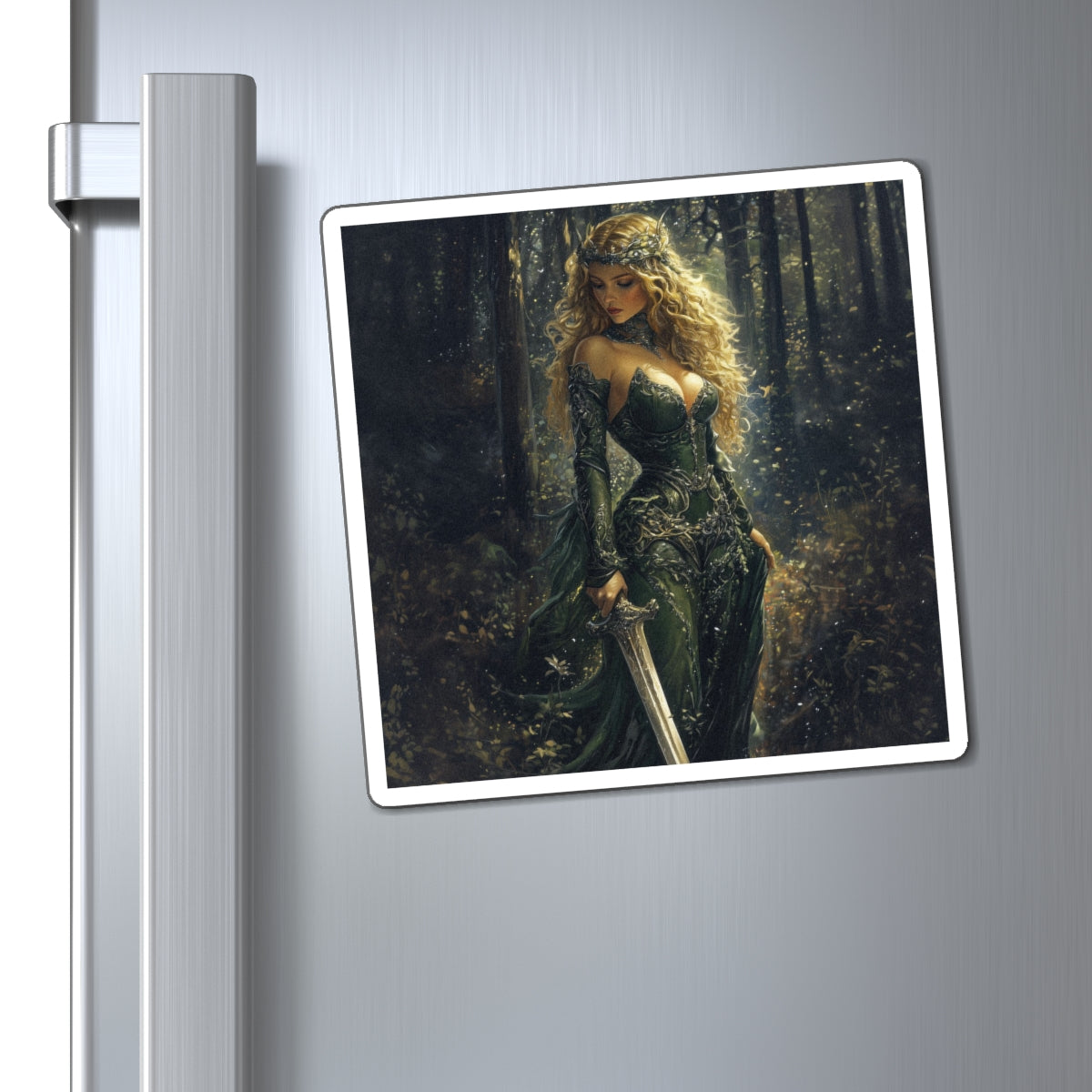 Woodland Warrior Fridge Magnet
