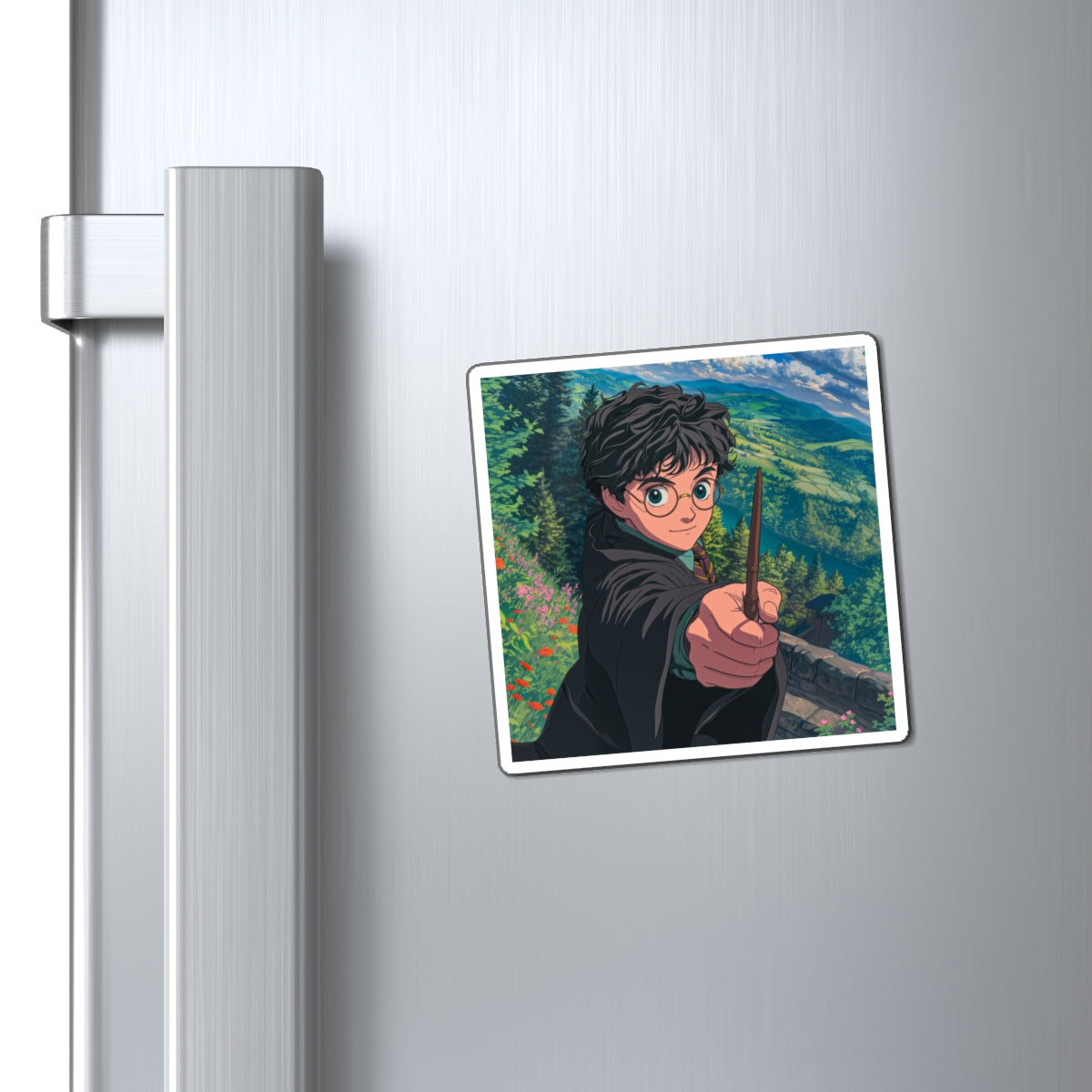 Ghibli Wizard Fridge Magnet