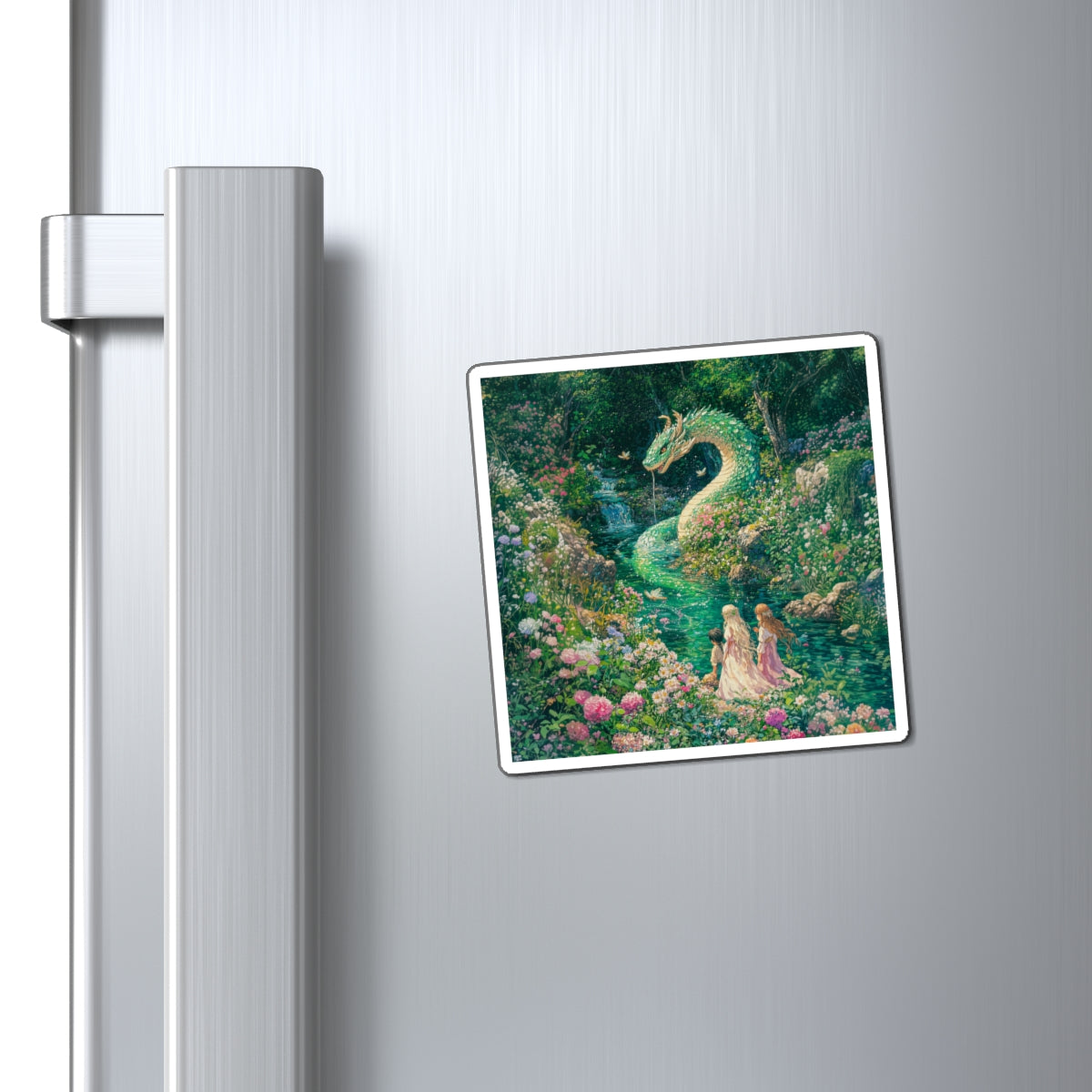 River Serpent Fridge Magnet