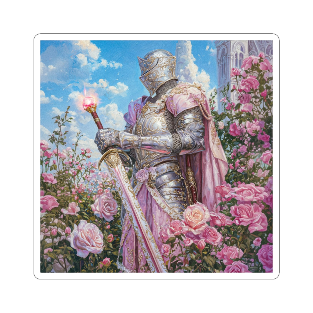Rose Knight Sticker