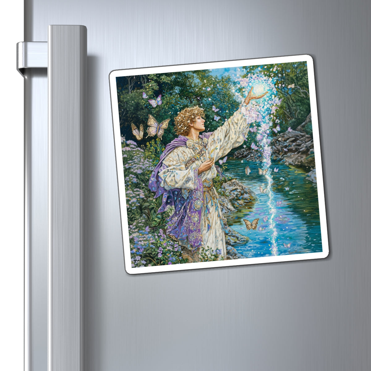 River Sage Fridge Magnet
