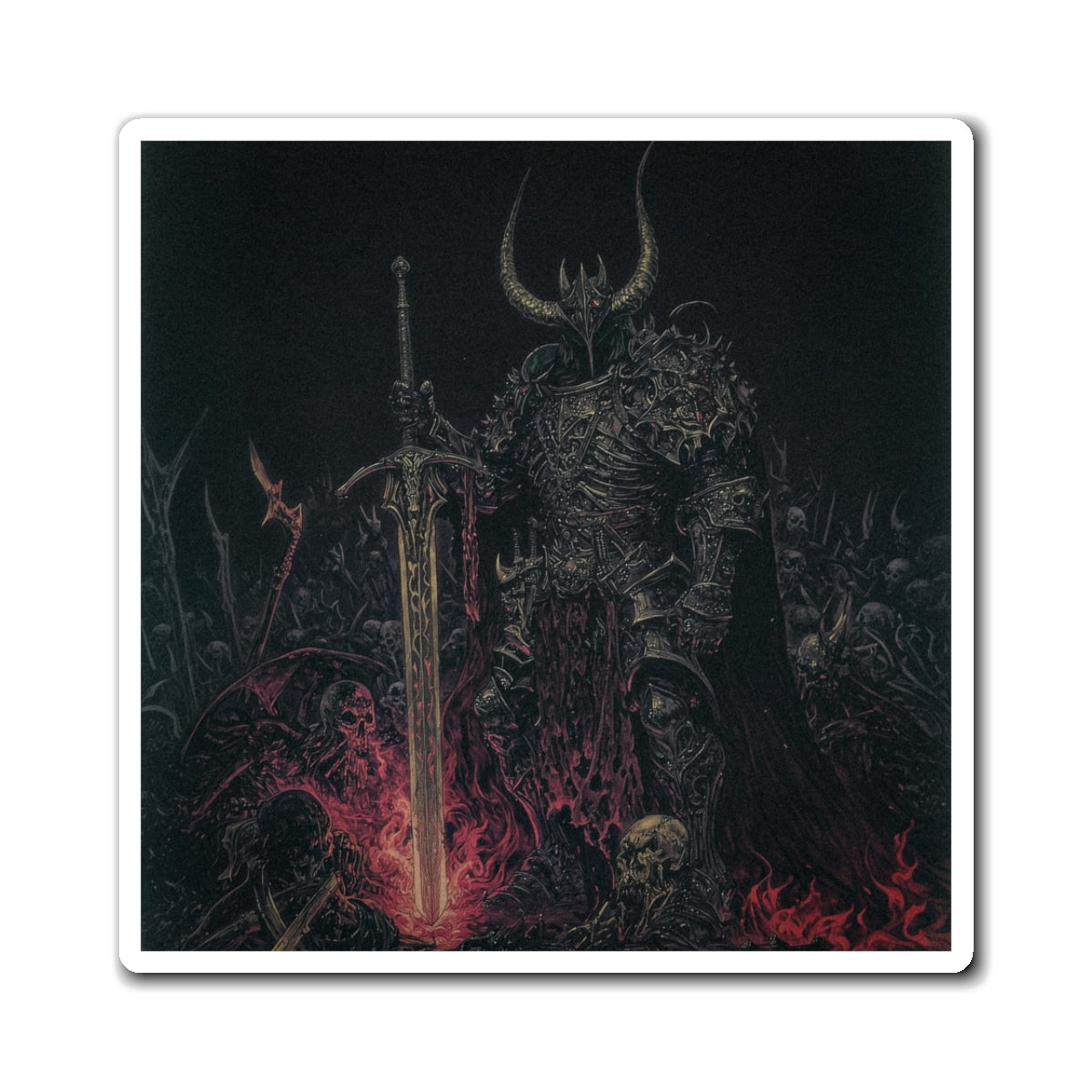 Blasphemous Manifestation Fridge Magnet