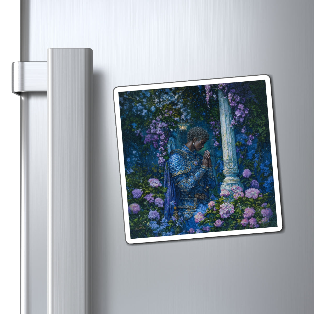 Verdant Vigil Fridge Magnet