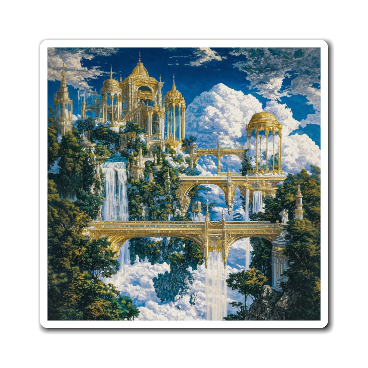 Suspended Sanctum Fridge Magnet