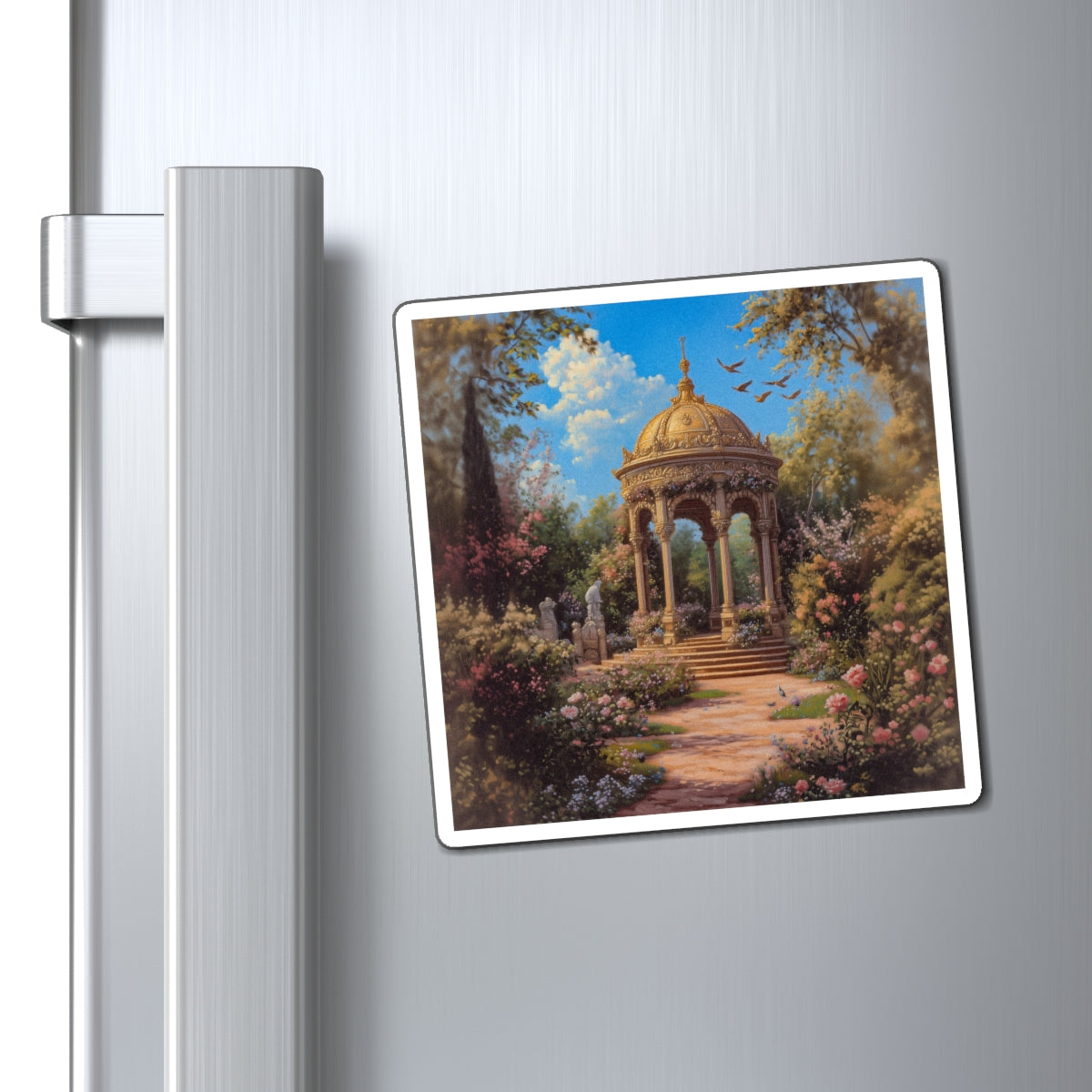 Forest Gazebo Fridge Magnet