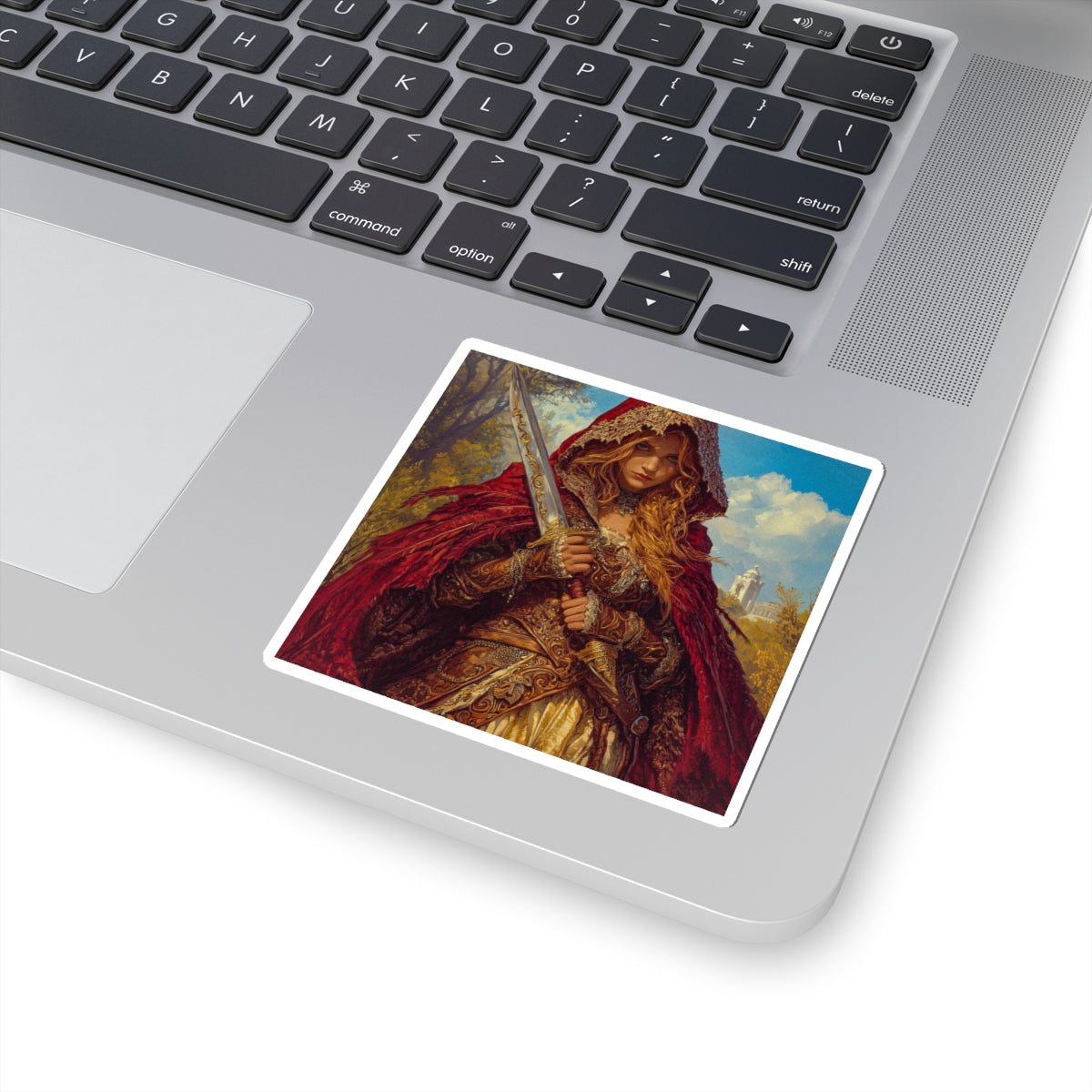 Hooded Maiden Sticker