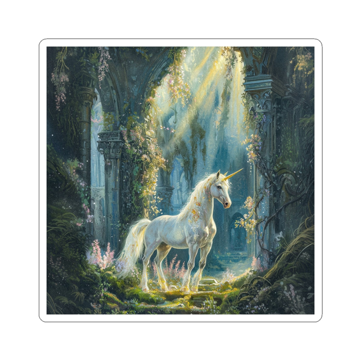 Lavish Unicorn Sticker