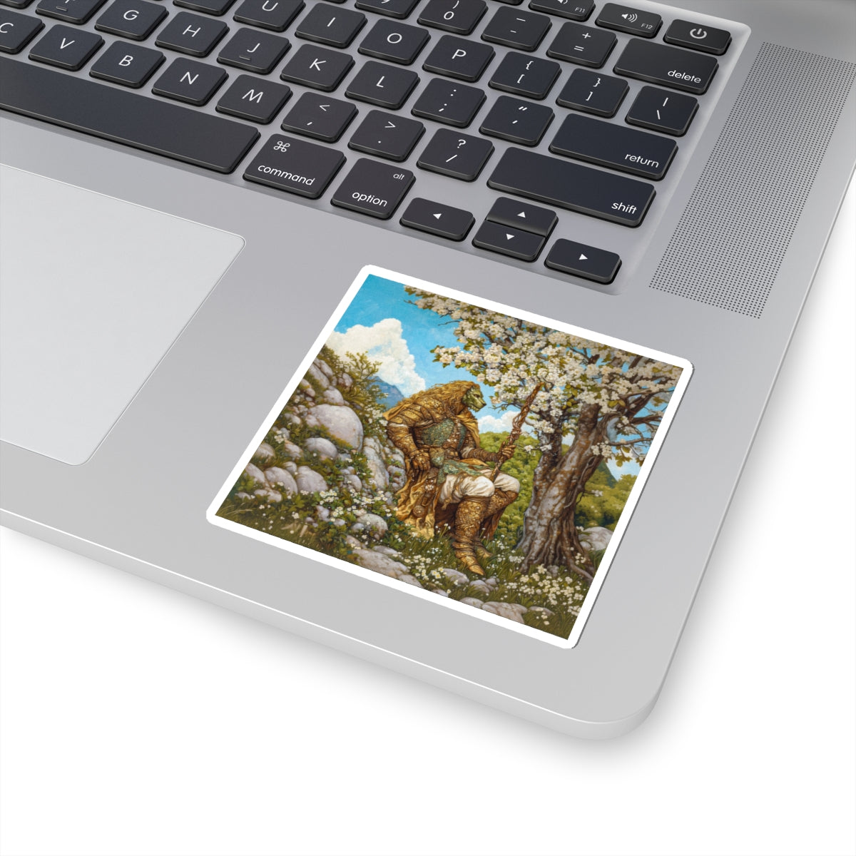 Lion Warrior Sticker