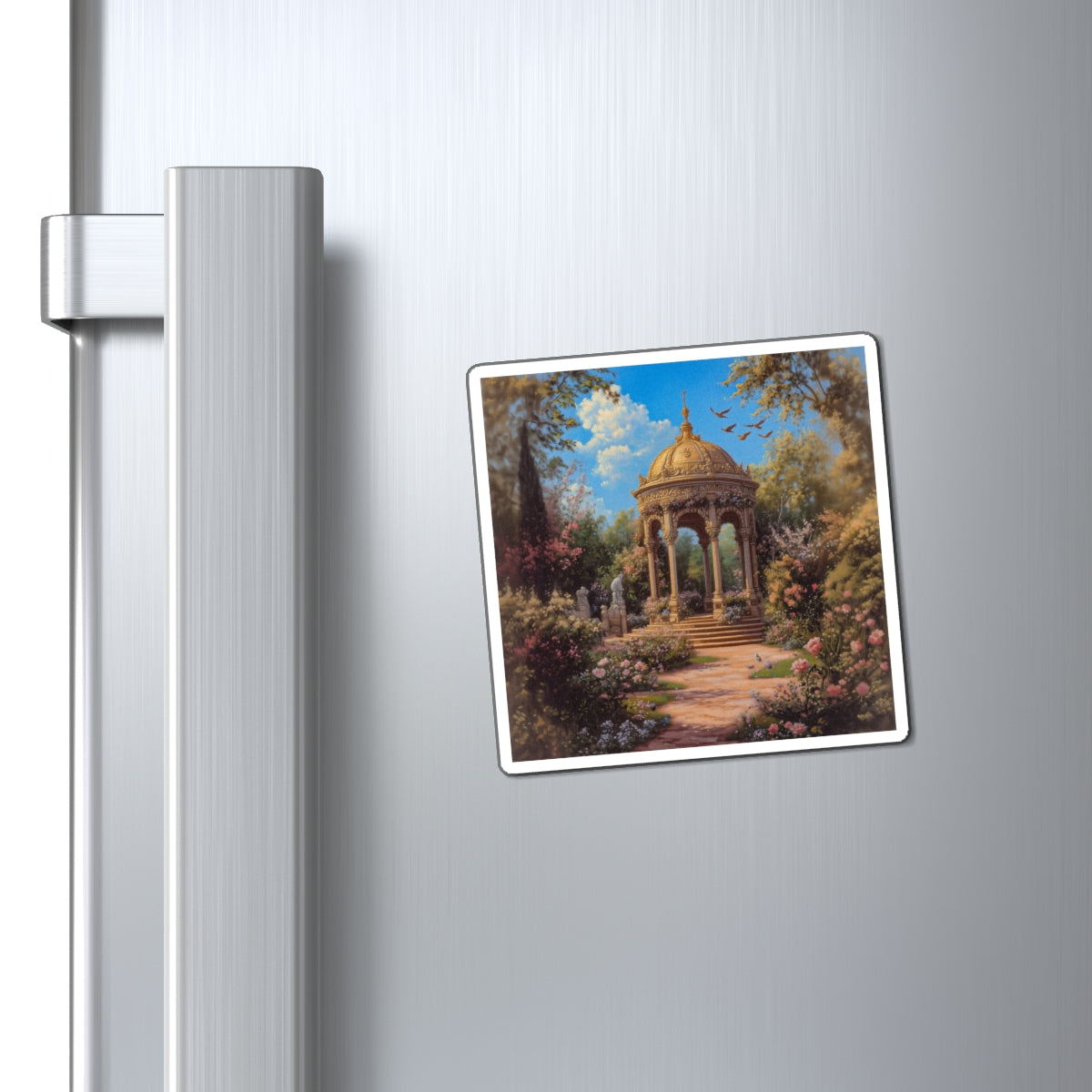 Forest Gazebo Fridge Magnet